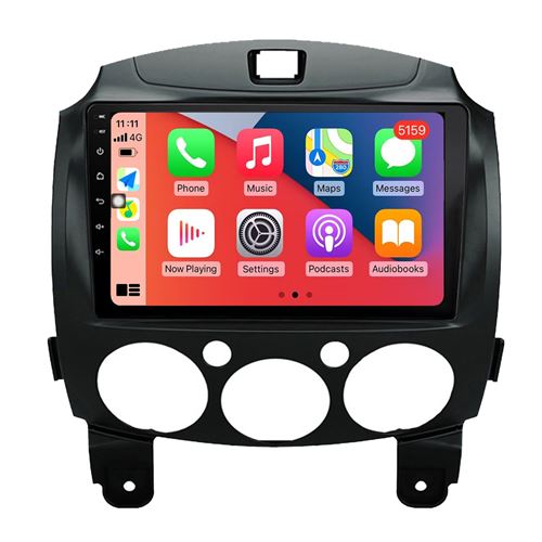 Autoradio Multimédia RoverOne Android 2Go RAM 32Go ROM GPS pour Mazda 2 2007-2012 DSP CarPlay Android Auto
