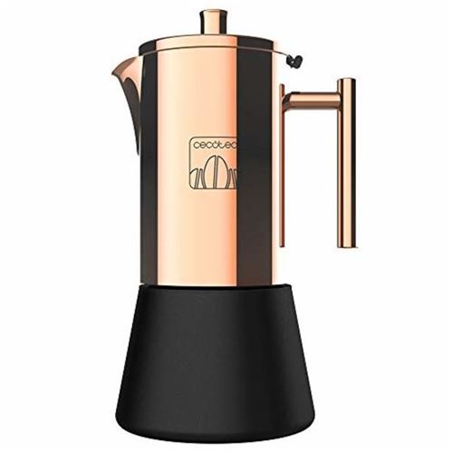 Cafetière italienne Cecotec Moking 1000 Cuivre, Acier inoxydable, capacité de 500ml