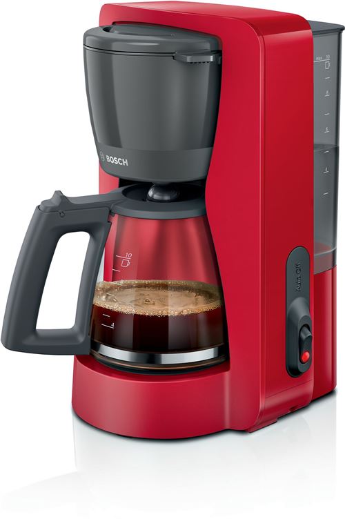 Cafetière filtre 15 tasses 1200w rouge/noir Bosch TKA2M114