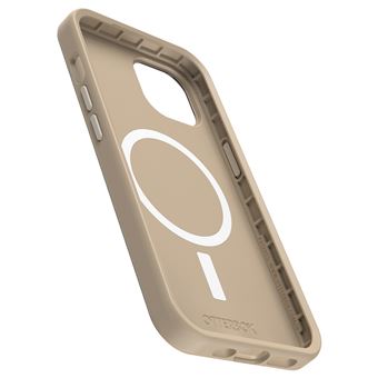 OtterBox coque antichoc SYMMETRY + MAGSAFE iPhone 14 - creme