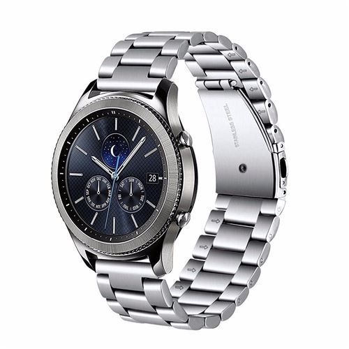 Bracelet en métal pour Samsung Galaxy Gear S2 Sport/Galaxy Watch Active 2 - Argent