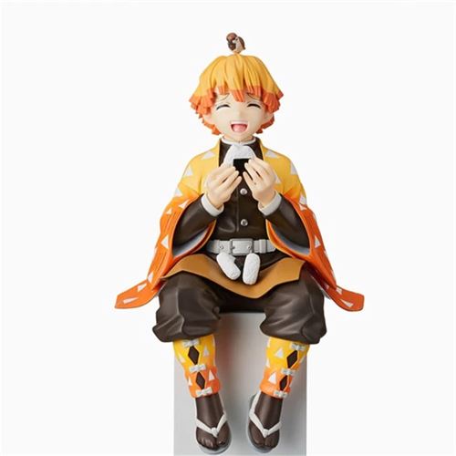 Figurine Demon Slayer Kamado Position assise Zenitsu 10 cm avec Calendrier Demon Slayer 2022 en français