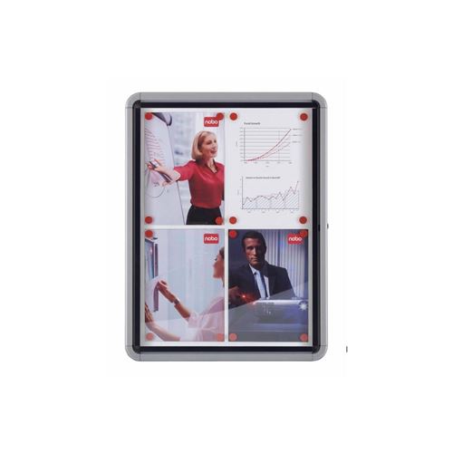 Nobo 1902581 Tableau Magnétique & Accessoires Argent, Blanc