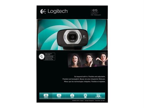 Webcam Logitech C615 Full HD 1080p Autofocus Microphone USB - Image 2