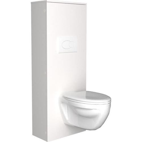 SWEAT Amenagement pour WC - Blanc - L 53 x P 27 x 140 cm