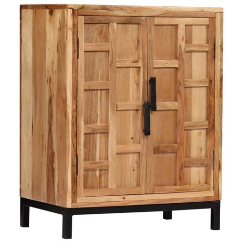 vidaXL Buffet Bois d'acacia solide 60 x 35 x 76 cm Marron