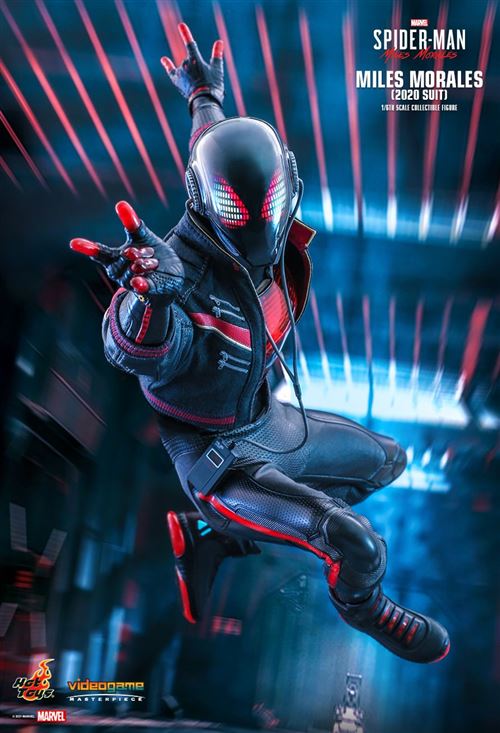 Figurine Hot Toys Miles Morales Spider-Man 1/6 (VGM46) - Jeu Vidéo, Neuve