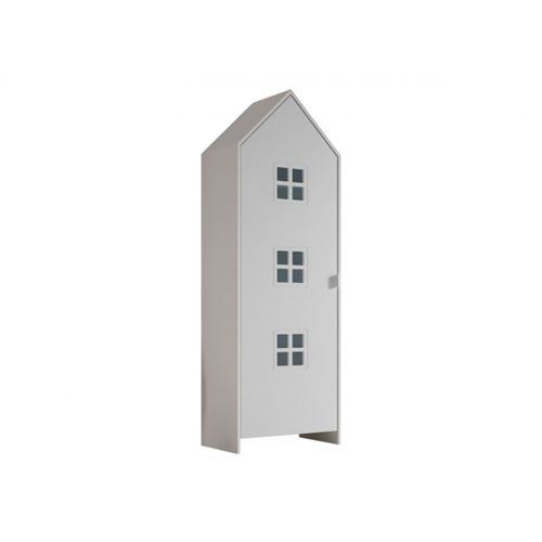 Armoire 1 porte Casami Bruges Satin Blanc