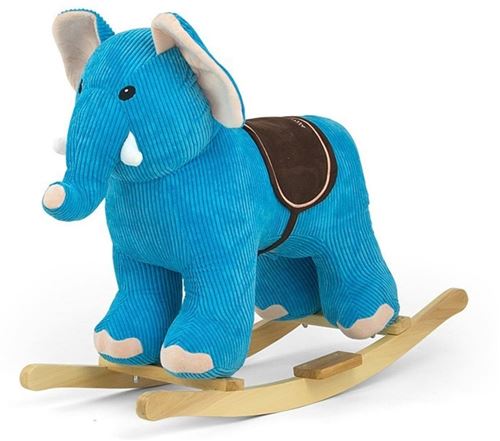 Éléphant bleu - animal à bascule