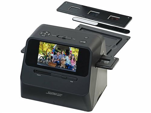 Somikon : Scanner Photo Sans Fil Sd-1700 Pour Diapositives & Négatifs 22 Mpx