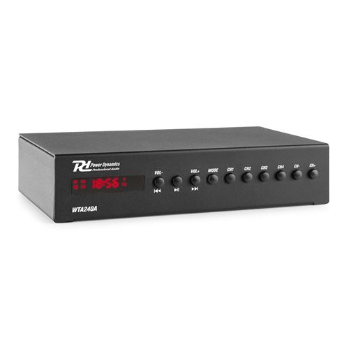 Power Dynamics Wt240A - Amplificateur Stéréo WiFi Avec Bluetooth - 80 Watts