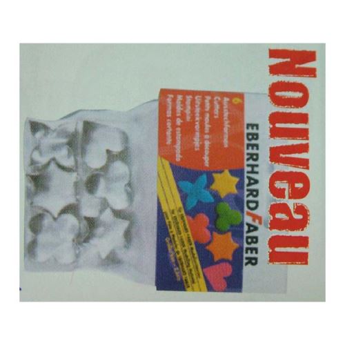 Staedtler Jeu de moules poussoirs Fimo 6 pièces