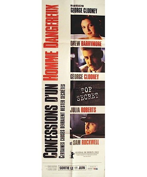 Confessions d'un Homme Dangereux - AFFICHE CINEMA ORIGINALE