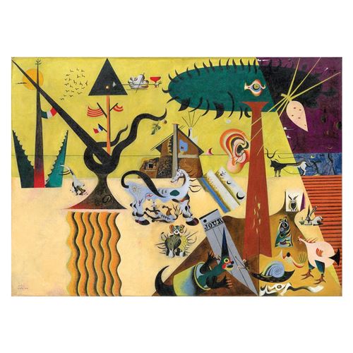 Eurographics Joan Miro enfouir Le Champ (Puzzle 1000p, Multicolore)