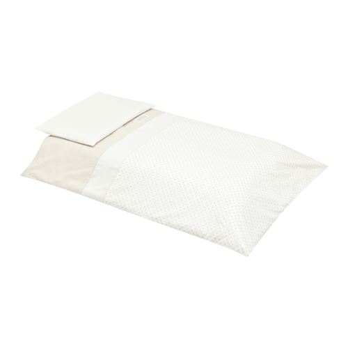 Jeu Housse De Couette + Taie D 100X140 Cm Star Beige