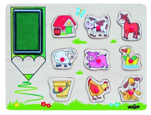 Puzzle de ferme Woody 91184