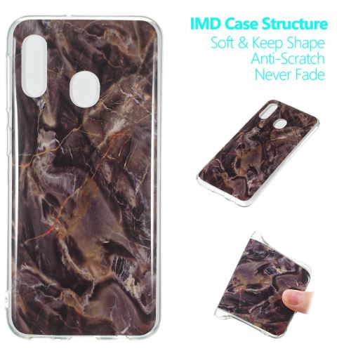 Coque en TPU motif de marbre IMD style x pour votre Samsung Galaxy A20e