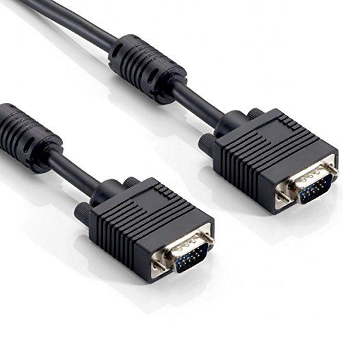 SilverHT 93039 câble VGA 3 m VGA (D-Sub) Noir - Câbles VGA (3 m, VGA (D-Sub), VGA (D-Sub), Mâle, Mâle, Noir)
