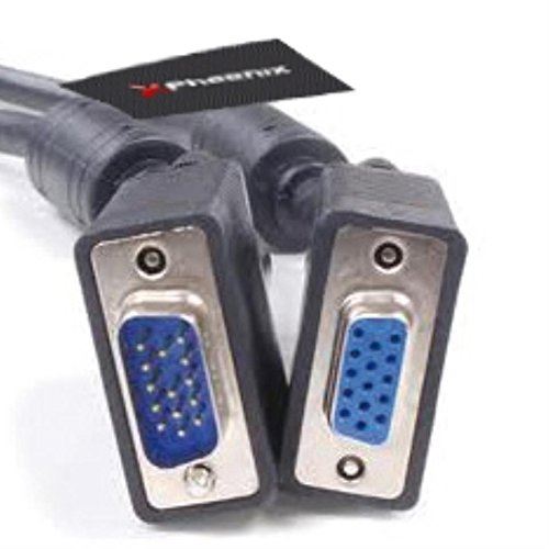 Phoenix Technologies 1.8m VGA - Câbles VGA (1,8m, VGA (D-Sub), VGA (D-Sub)) noir