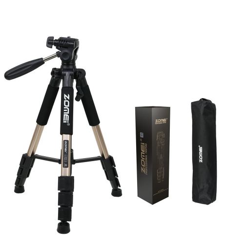 Zomei Q111 trépied portable pour Canon DSLR caméra - Or
