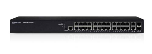 LANCOM GS-2326P+ Commutateur Géré 24 x 10-100-1000 (PoE+) + 2 x SFP Gigabit combiné Montable sur rack PoE+ (185 W)