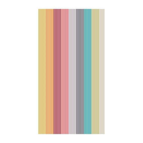 TODAY Drap de Plage 100% Coton 90x170 cm - Rouge et jaune