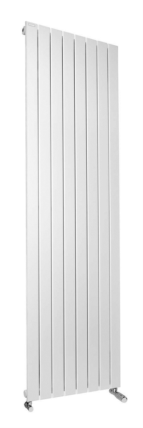 Radiateur chauffage central vertical plat FASSANE PREM'S 1240W blanc - ACOVA - SHX-200-059