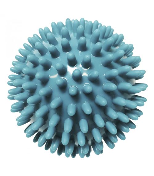 Sveltus boule de massage 9 cm bleue en boîte