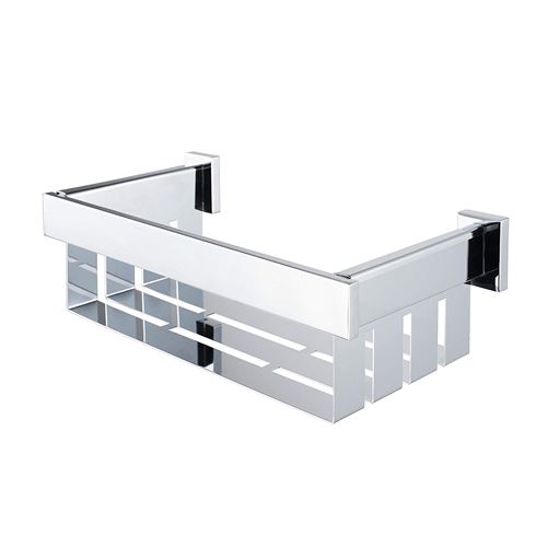 Haceka 1143821 Edge Organisateur pour salle de bain Métal Argent 27 x 16 x 12 cm
