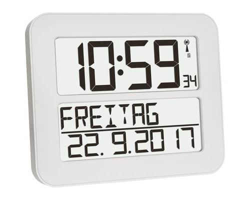 Tfa Horloge À Date Radio Pilotée Time Max