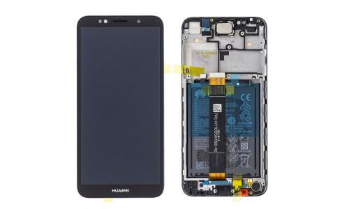 Ecran complet origine Huawei pour Y5 (2018) sur chassis avec batterie