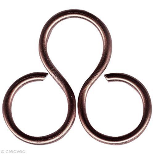 VAESSEN CREATIVE Fil aluminium 2 mm Marron chocolat x 5 m&egrave;tres 