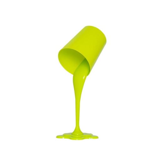 HOMEMANIA Lampe de Bureau Fantasy - pour Table, Bureau, Table de Nuit - Vert 13 x 13 x 38 cm, 1 x E27, 24W