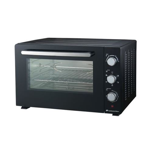 Continental Edison Cemf60b2 - Minifour Electrique 60l Noir - 2200w - Rotissoire, Convection Naturelle