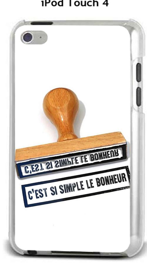 Onozo - Coque Apple iPod Touch 4 design Tampon C'est si simple