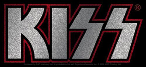 Licences Produits Kiss Logo Glitter Sticker