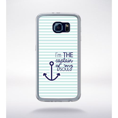 Coque Captain Ancre Compatible Samsung Galaxy S6 Transparent