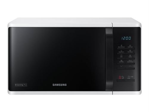 Samsung MG23K3513AW - Four micro-ondes monofonction - pose libre - 23 litres - 800 Watt - blanc