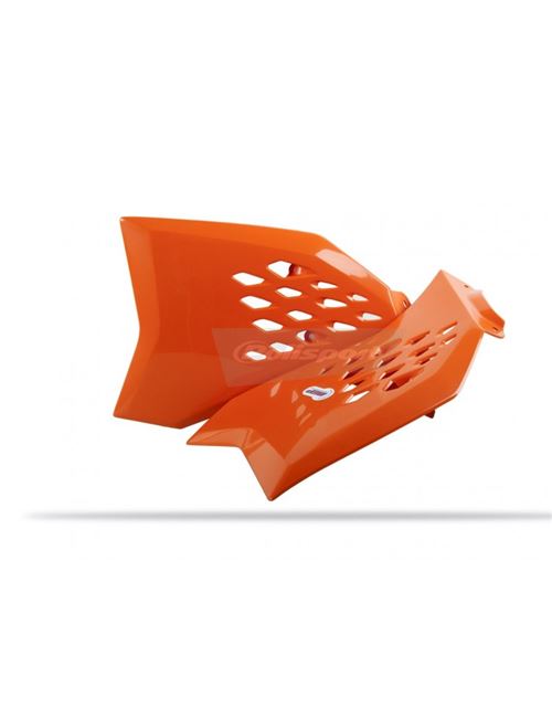 Polisport Orange Ouïes De Radiateur Couleur Origine 11-15 Ktm Sx65 - Image 3