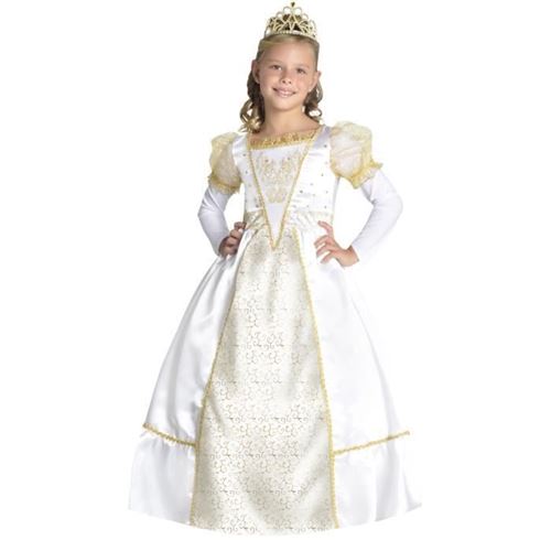 CESAR - F473 - Robe reine d'or - 8 / 10 ans