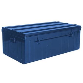 25 35 Sur Pierre Henry Malle De Rangement En Metal Bleu 225