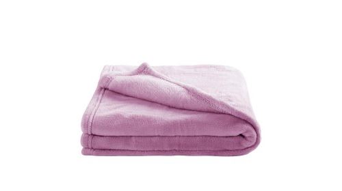 Doux nid couverture microdoux 75x100 cm lilas