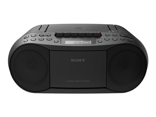 Sony CFD-S70 - Boombox - 3.4 Watt - zwart