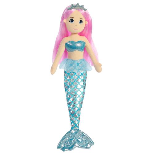 AURORA - Aurora World Mer Sparkles Peluche en Forme de Cristal