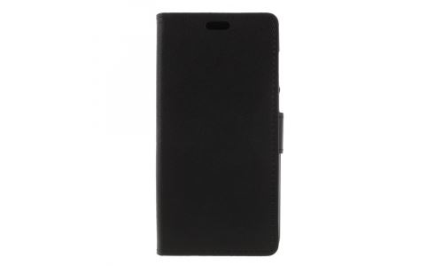 Etui type portefeuille noir Huawei Y5(2018) rabat latéral articulé fonction stand