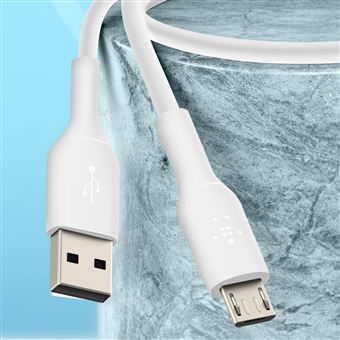 Belkin BOOST CHARGE - Câble USB - Micro-USB de type B (M) pour USB (M) - 1 m - blanc