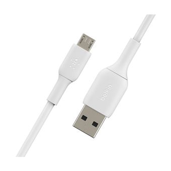 Belkin BOOST CHARGE - Câble USB - Micro-USB de type B (M) pour USB (M) - 1 m - blanc
