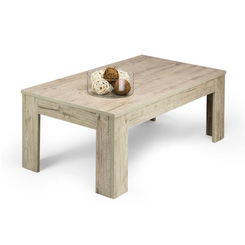 Mobilifiver Table basse, Easy, Chêne naturel, 100 x 55 x 40 cm, Mélaminé, Made in Italy