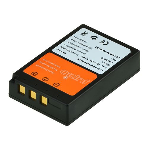 Jupio batterie compatible avec olympus ps-bls1