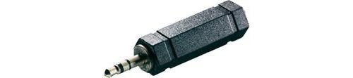 Adaptateur SpeaKa Professional 325102 [1x Jack mâle 3.5 mm - 1x Jack femelle 6.35 mm] 0 m noir